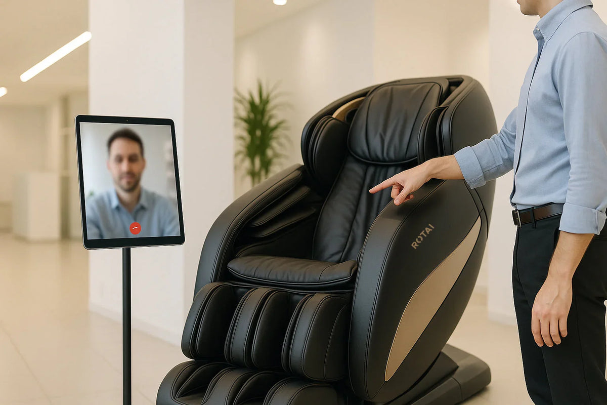 See Your Favorite Massage Chair LIVE with Our New Video Call Feature